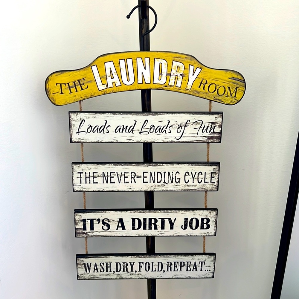 Laundry room wall decor